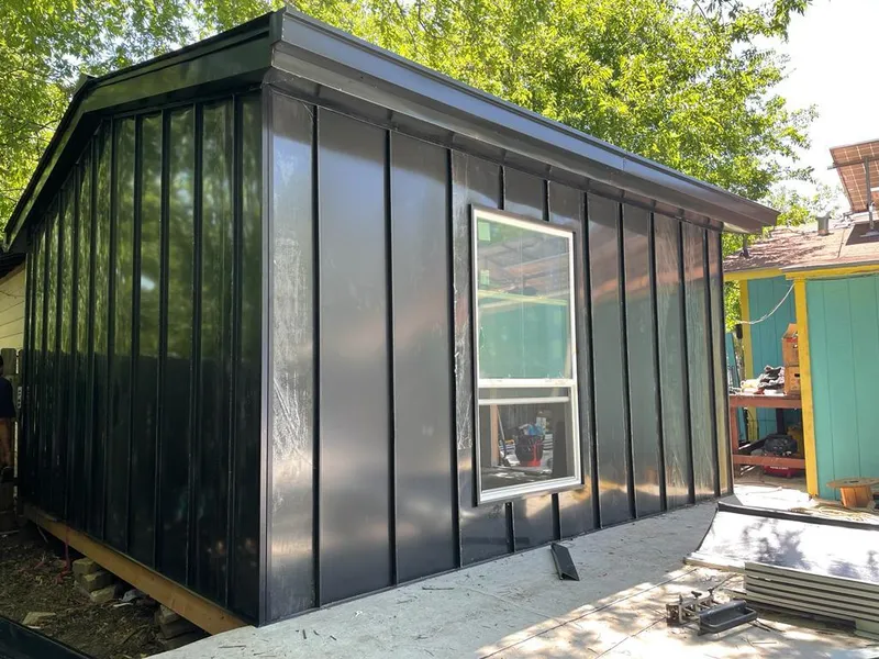 Black standing seam metal wall panels for Roof Inspection in Makaha